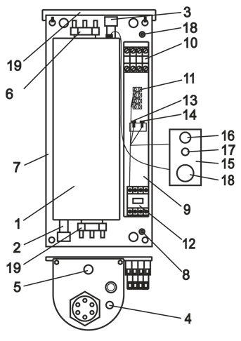 Устройство электрокотла ЭВАН C2 12 кВт